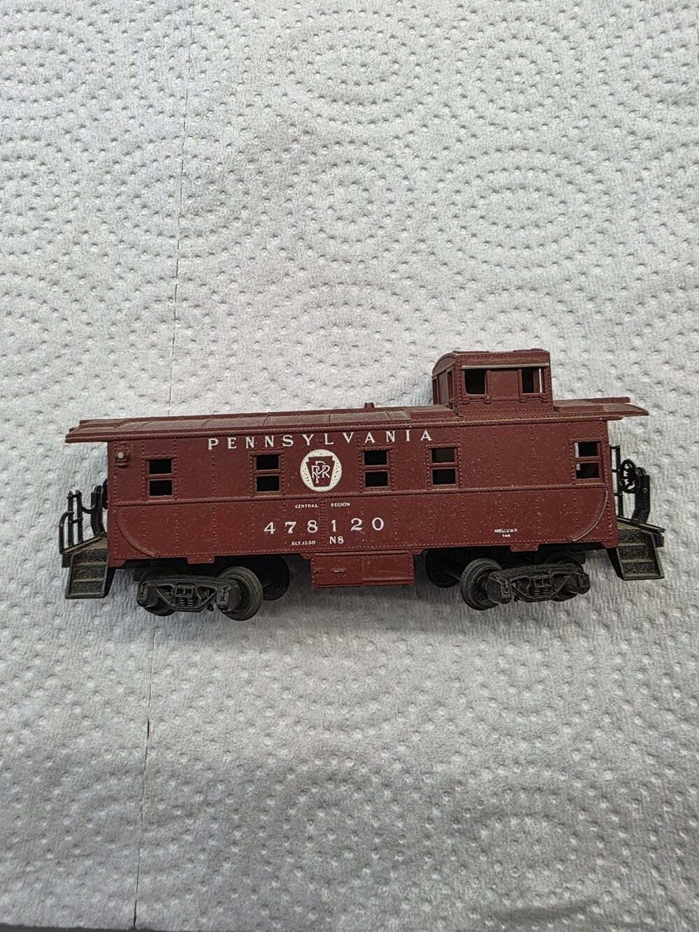 Rivarossi HO Pennsylvania PRR Caboose Cupola #478120 Horn-Hook